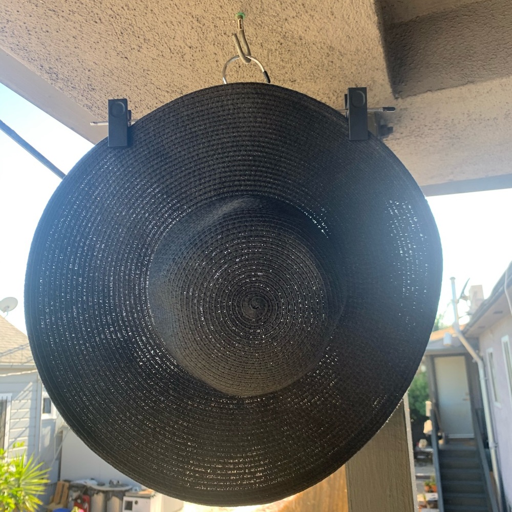 J Crew black sun hat